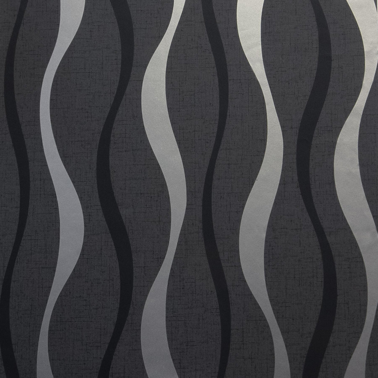 York Tazz Black Ribbons Wallpaper