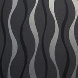 York Tazz Black Ribbons Wallpaper