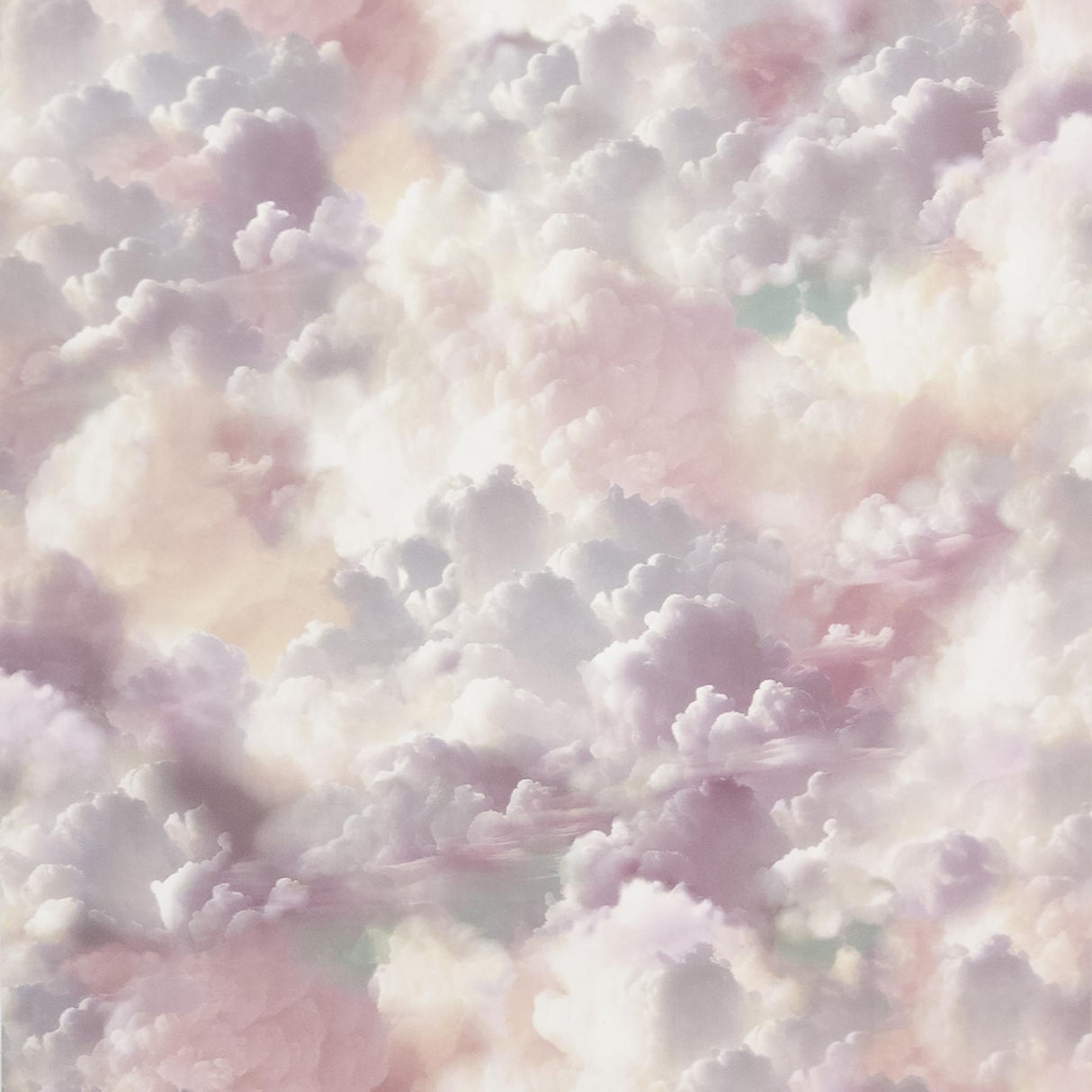 York Merryweather Violet Cloudy Skies Wallpaper