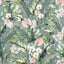 York Harrietta Sea Green Tropical Floral Wallpaper