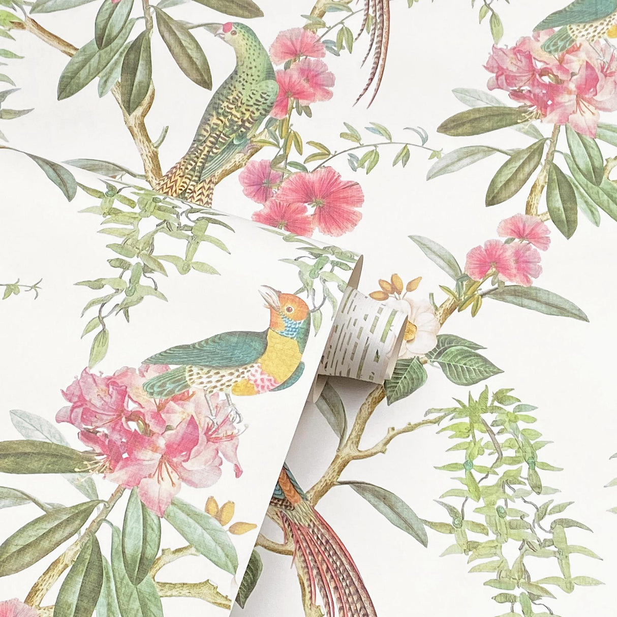 York Celine Pink Courtyard Garden Wallpaper
