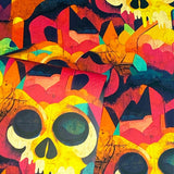 York Millicent Multicolor Skull Wallpaper