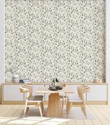 York Sylvie Neutral Leaf Trail Wallpaper
