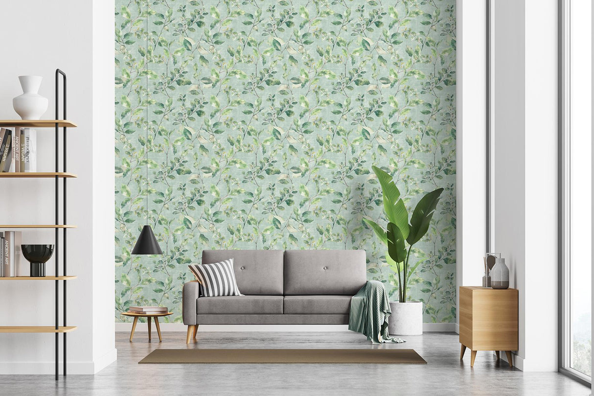 York Lucene Green Spring Vines Wallpaper