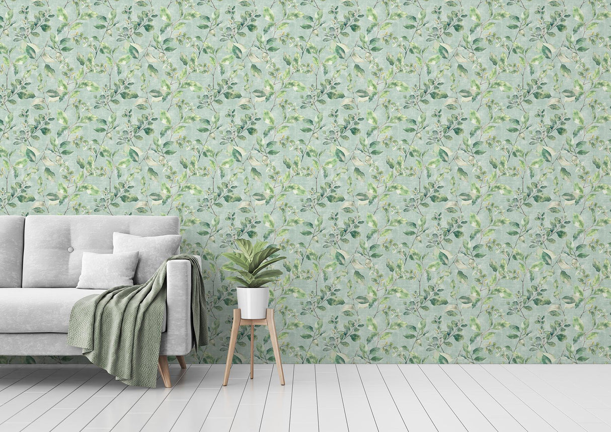 York Lucene Green Spring Vines Wallpaper