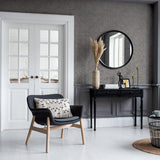 York Leland Charcoal Woven Wallpaper