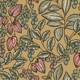 York Leif Mustard Vine Trail Wallpaper