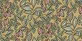 York Leif Mustard Vine Trail Wallpaper