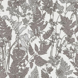 York Ayla Light Grey Wildflowers Wallpaper