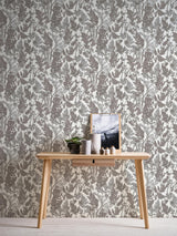 York Ayla Light Grey Wildflowers Wallpaper