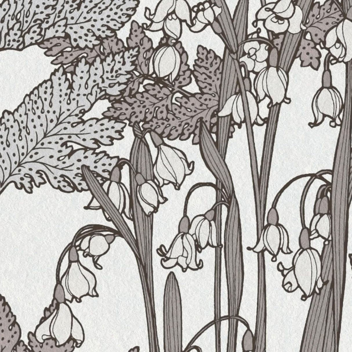 York Ayla Light Grey Wildflowers Wallpaper