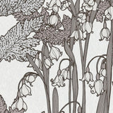 York Ayla Light Grey Wildflowers Wallpaper