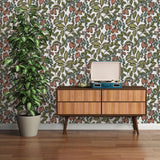 York Leif White Vine Trail Wallpaper