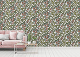 York Leif White Vine Trail Wallpaper