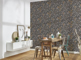 York Leif Grey Vine Trail Wallpaper