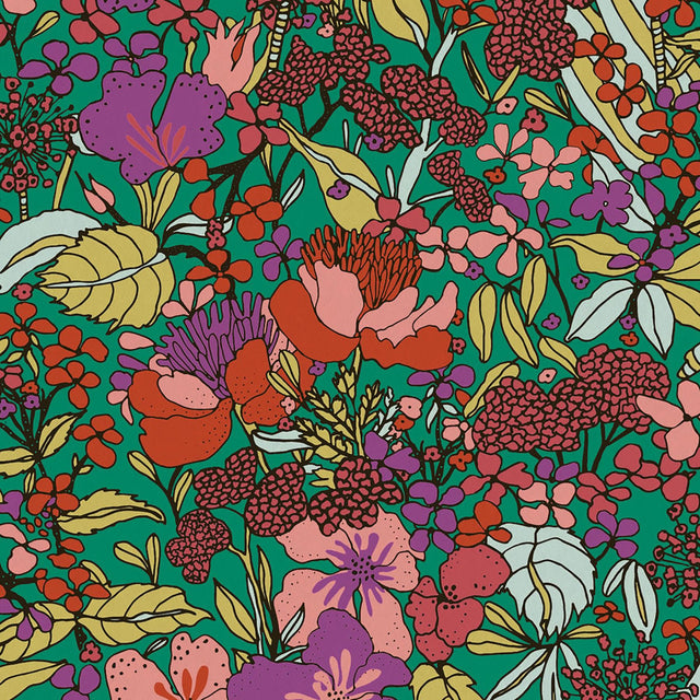 York Zetta Multicolor Floral Riot Wallpaper