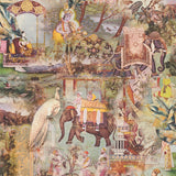 York Fenmore Olive Indian Safari Wallpaper