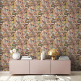 York Fenmore Olive Indian Safari Wallpaper
