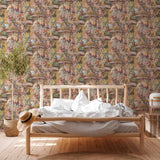 York Fenmore Olive Indian Safari Wallpaper