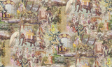 York Fenmore Olive Indian Safari Wallpaper