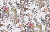 York Hollis White Tropical Wallpaper