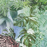 York Cordian Sky Blue Rainforest Landscape Wallpaper