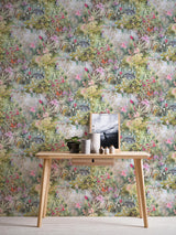 York Cordian Light Yellow Rainforest Landscape Wallpaper