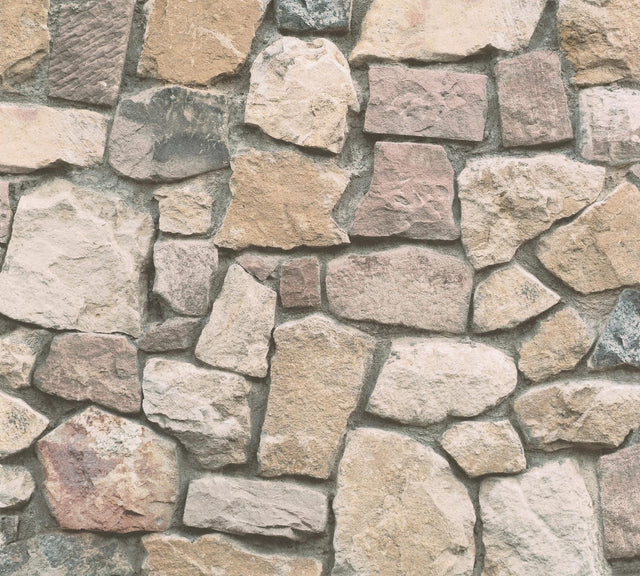 York Morris Neutral Natural Stone Wallpaper