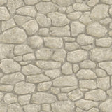 York Camelot Grey Faux Boundary Stone Wallpaper Wallpaper