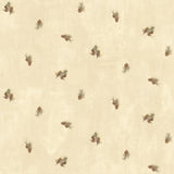 York Welsh Wheat Pinecone Toss Wallpaper Wallpaper