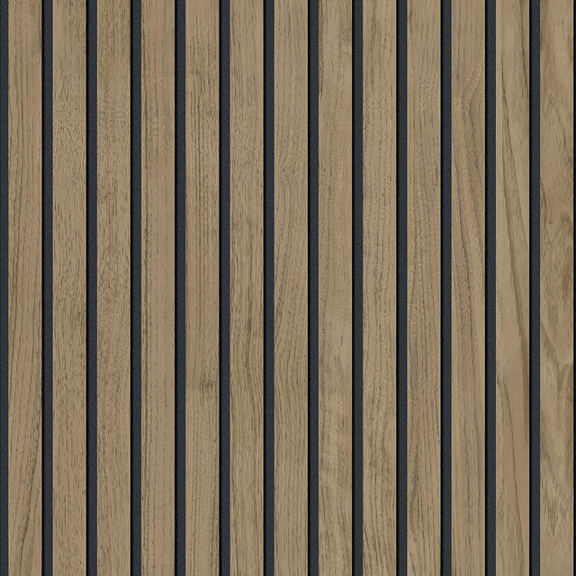 York Panacea Brown Wood Wallpaper