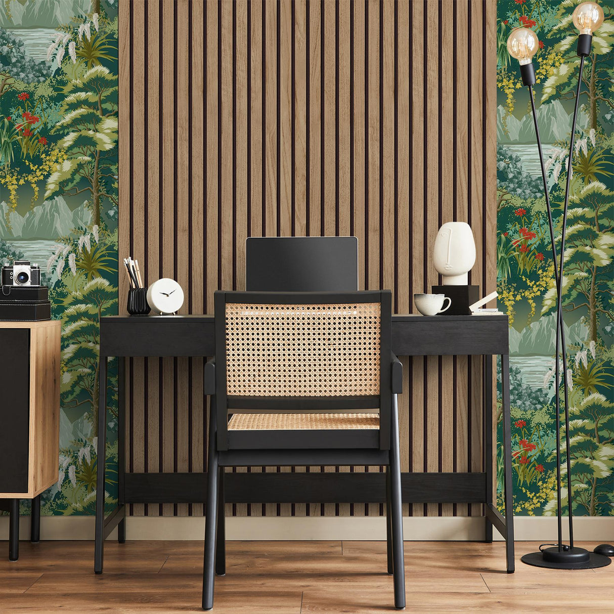 York Panacea Brown Wood Wallpaper