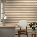 York Panacea Light Brown Wood Wallpaper
