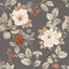 York Bramble Charcoal Floral Wallpaper