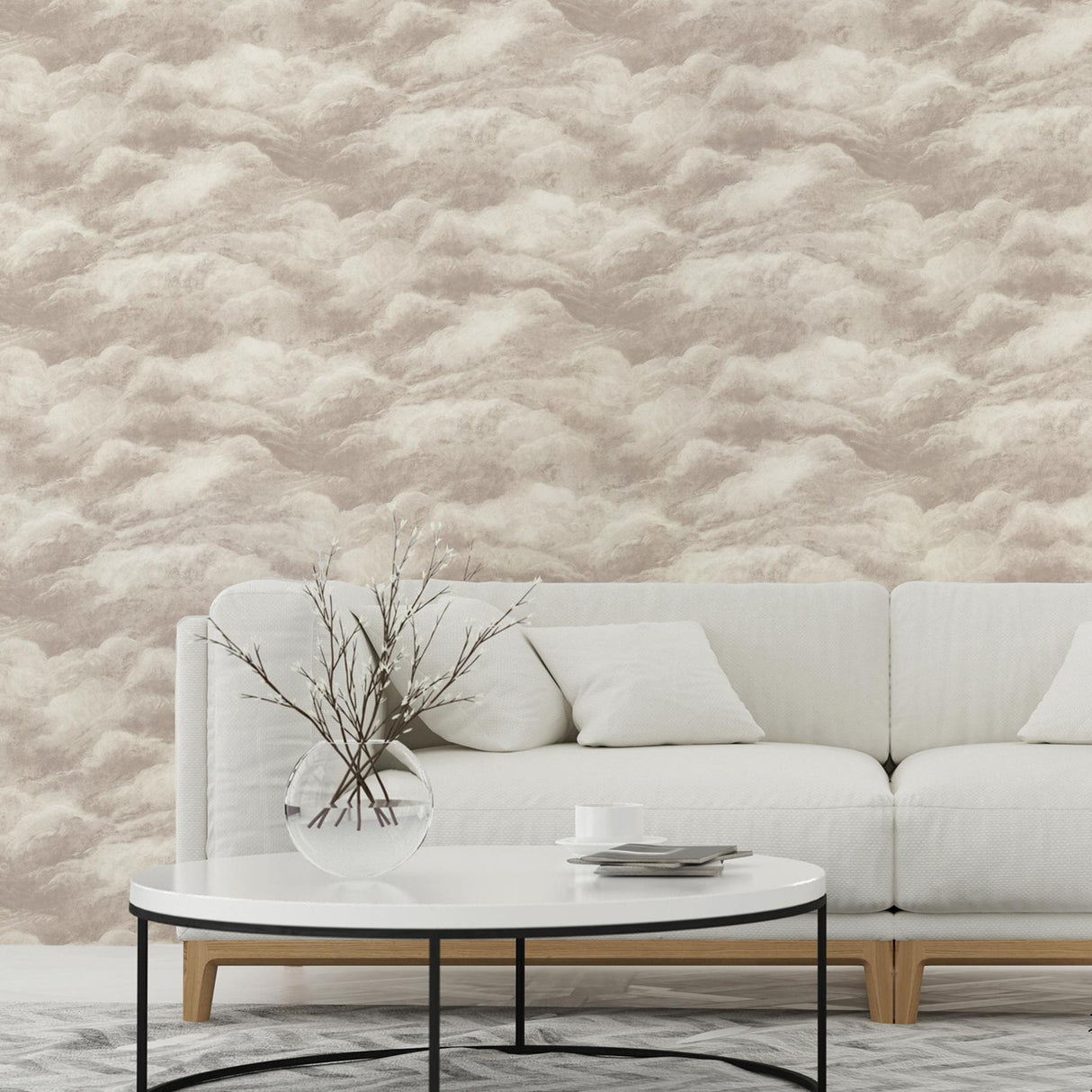 York Nimbostratus Ash Cloud Wallpaper