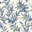 York Olivia Blue Floral Wallpaper