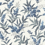 York Olivia Blue Floral Wallpaper