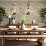 York Olivia Beige Floral Wallpaper