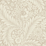 York Florence Neutral Leaf Wallpaper