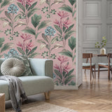 York Oliana Pink Floral Wallpaper