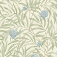York Elena Blue Pomegranate Wallpaper