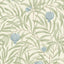 York Elena Blue Pomegranate Wallpaper