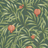 York Elena Green Pomegranate Wallpaper