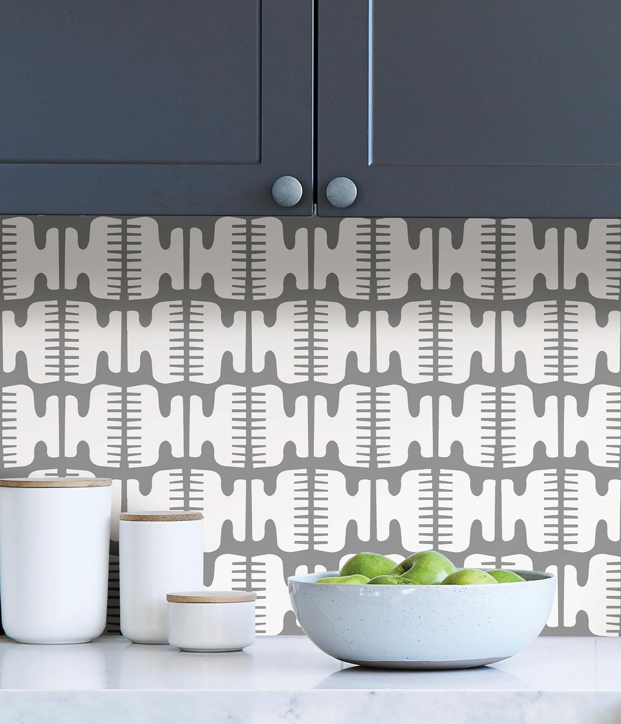 York Grey Shift Peel & Stick Wallpaper