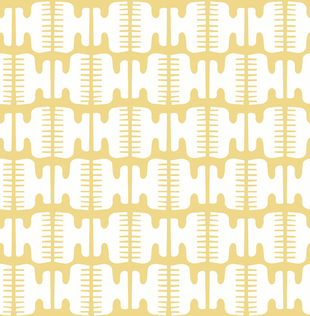 York Yellow Shift Peel & Stick Wallpaper