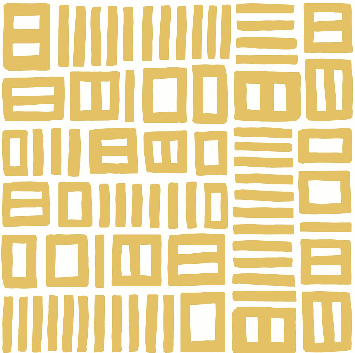 York Yellow Traverse Peel & Stick Wallpaper