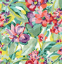 York Multi Belles Fleurs Peel & Stick Wallpaper