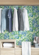 York Heather Belles Fleurs Peel & Stick Wallpaper