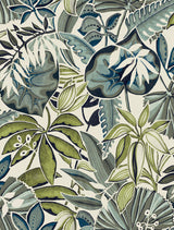 York Slate Feuilles Peel & Stick Wallpaper