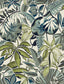 York Slate Feuilles Peel & Stick Wallpaper